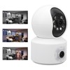 WiFi Dual Lens Security Camera HD Wireless Home Camera with