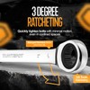 TIGHTSPOT 2 Inch Ratchet Wrench with Precision Movement and Hardened,