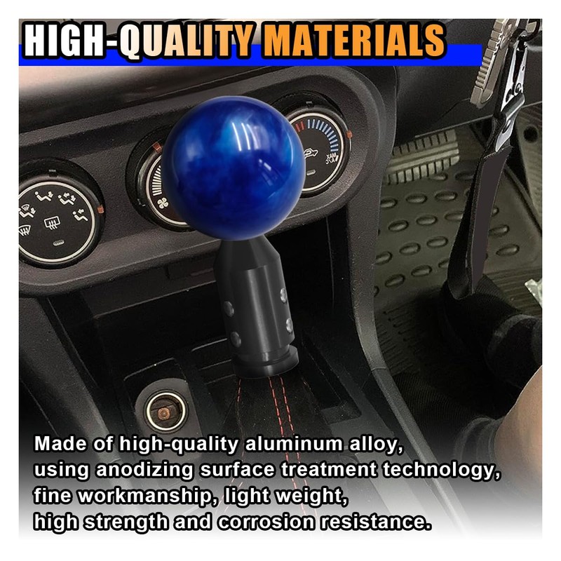 LAINLOY Universal Shift Knob Adapter, M12x1.25 Aluminum Car Gear Shift