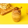 SOLTAKO Olive Wood Honey Pot / Honey Container