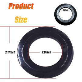 5 Pcs Rubber Sink Drain Seal Ring,O-Rings Gasket Seal for Kitchen Basket Strainer Plug Rubber Seal Gasket Rings Washer Bathroom Sink Drain Seal Rings,Black