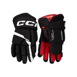CCM Next Ice Hockey Gloves Senior (Black/White, Size: 14)
