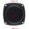 Cldaisy 2Pcs Black Woofer Radiator Bass Passive Speaker 3" Low