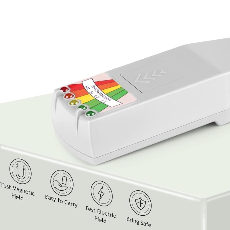 aikoolwer Handheld 5 LED EMF Magnetic Field Ghost Hunting Detector