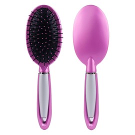 RP Remarkable Power, 1 Pack Metallic Hair Brush Wet Dry Detangling or All Hair Types Women Men