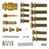 2-Pack Carburetor Carb Rebuild Repair Kits with Screw Float Replacement