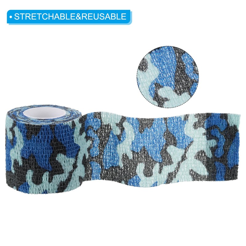 PATIKIL 2in x 14.76ft Camo Tape Wrap, 4 Rolls of