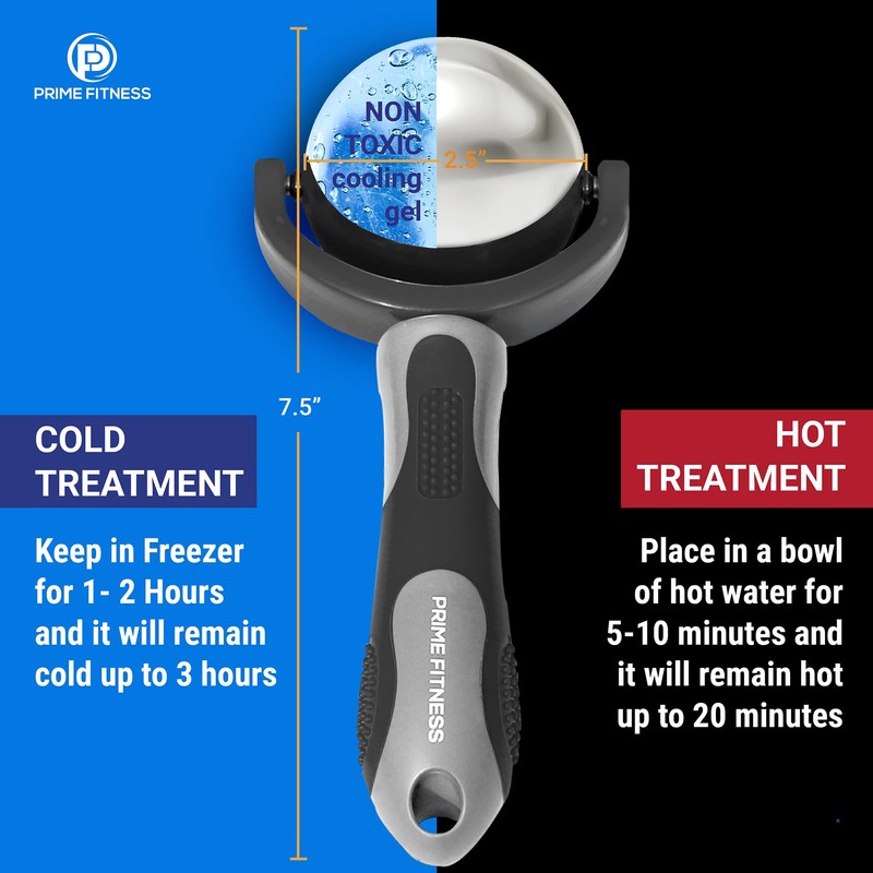 PRIME Fitness Cold Massage Roller Ball | Cold Therapy |