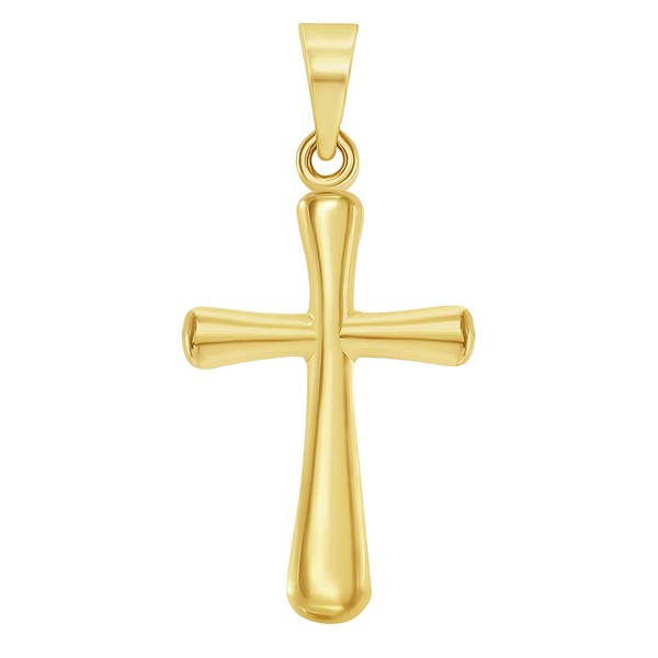 Jewelry America 14k Yellow Gold High Polished Religious Plain Simple