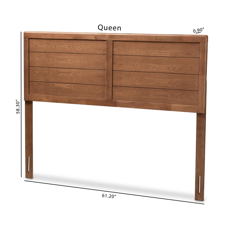 Baxton Studio Headboards, Full, Ash Walnut