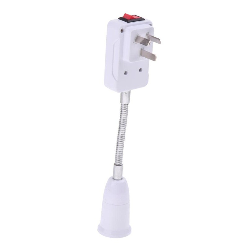 E27 Socket Socket Adaptor Converter Lamp Holder with Switch AU