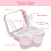 Vifirstew Contact Lens Case, Contact Lens Travel Kit Cute Contact