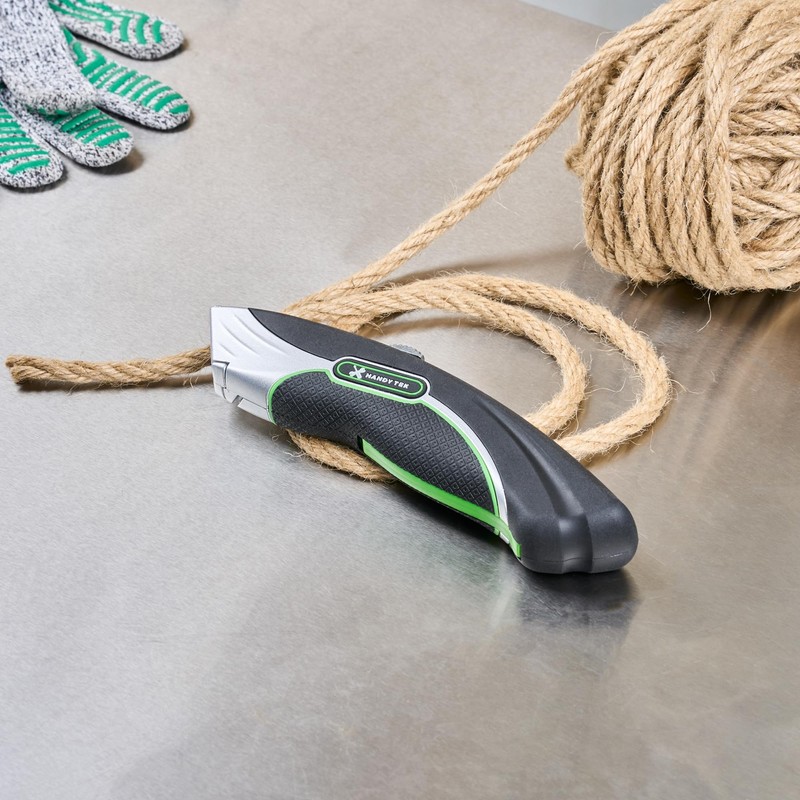 Handy Tek Dual Blade Utility Knife, 1 Retractable Box Cutter