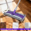 3-Pack Microfiber Mops Refill Pads for 14 Inch Mop (Gray)