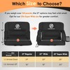 HOPERAN 25" Massage Heated Stadium Seats for Bleachers with Back