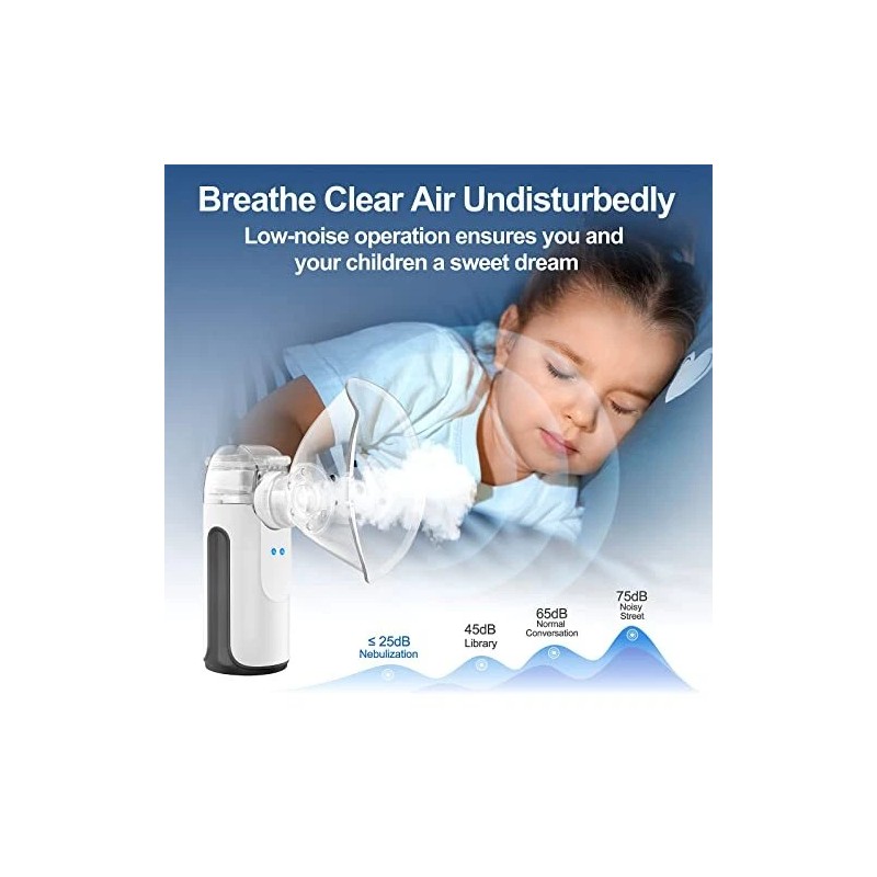 Portable Nebulizer - Mini Nebulizer Machine,Handhe<wbr/>ld Nebulizer for Breathing ...