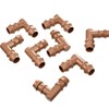 20 Packs 1/2 Inch Barbed Connector Plastics Drip Irrigation Barbed