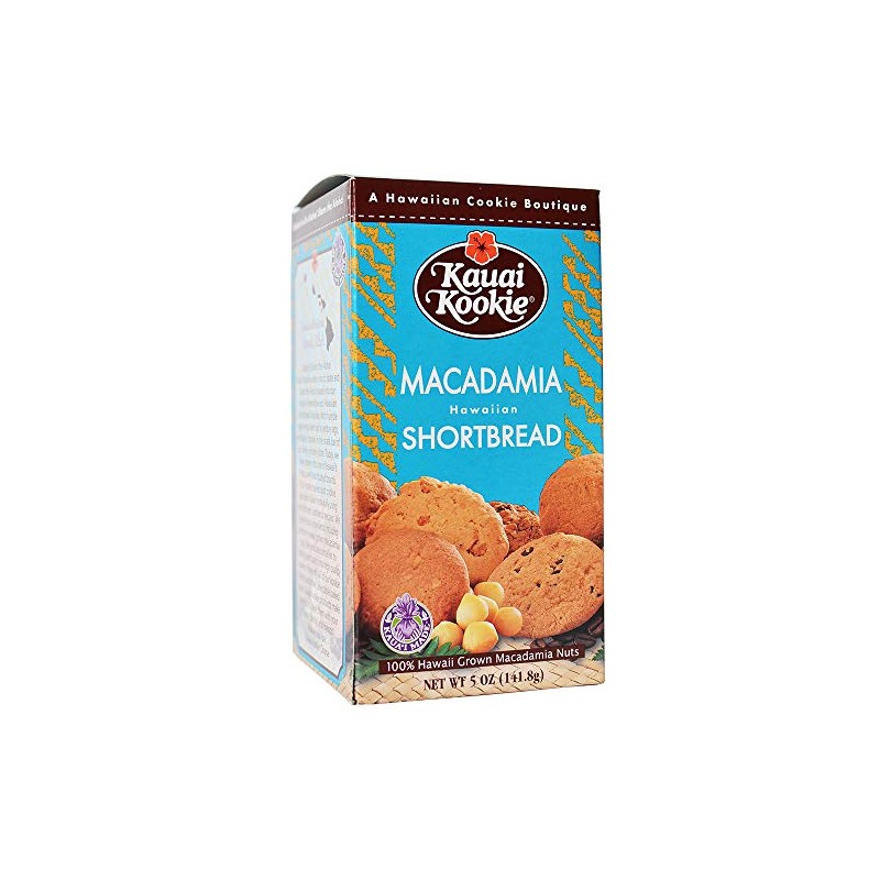 Kauai Kookie, Cookies Mac Nut Shortbread, 5 Ounce