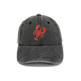 Horpe Crawfish Hat, Lobster Festivals Gifts Baseball Cap, Summer BBQ Party Accessories for Seafood Lover, Embroidered Restaurant Hat