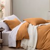 Bedsure Honey Ginger Duvet Cover Queen Size - Soft Prewashed