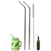 2 JUMBO 14" Stainless Steel Straws 100 oz HUGE SUPER