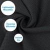[3 Pack]Microfiber Golf Towels (40x40cm) with Carabiner Clip & Hook,