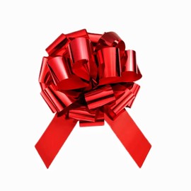 Big Red Car Bow 18 Inch Giant Red Bow for Car Large Red Bow for Present Gift Bows Huge Red Christmas Bow Pull Bows for Gift Wrapping Large Bows for Refrigerator House Birthday Party Decoration