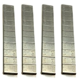 CIWS Iron Steel Balance Weights, 0.2 oz (5 g) increments, Iron, Strong Tape, For Cars, Motorcycles, Wheels, RC Control, Muscle Training (8.5 oz (240 g)