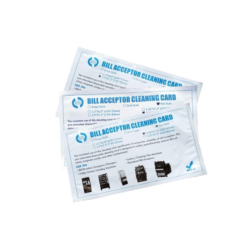 UBICON Presaturated Bill Validator Cleaning Cards, Compatible with All Bill