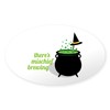 CafePress Theres Mischief Brewing Sticker Oval Car Bumper Sticker