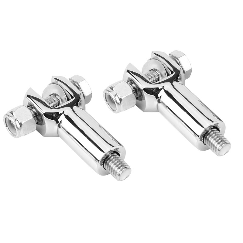 1 Pair Passenger Foot Pegs Support Mount Clevis Kit for