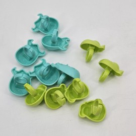 Decopac Monster's Inc Plastic Cupcake Rings Toppers New Lot of 12 Mike and Sully