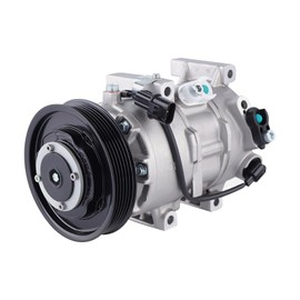 MOCHAG AC Compressor with Clutch, Air Conditioner Compressor Replacement for Hyundai Accent 1.6L 2012-2016 & for KIA Rio 1.6L 2012-2015, 977011R100, C2644, C2645