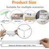 8 Piezas Sujetadores para Sábanas, Ajustables Elásticos Correas Cama Clips