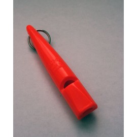 Acme 210 Dog Whistle Day Glo Orange with Lanyard