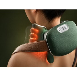 Shiatsu Neck and Shoulder Massager for Muscle Relaxation – Cordless Deep Kneading Massage for Home and Office