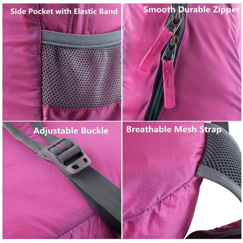 G4Free 20L Small Foldable Ultralight Waterproof Backpack for Camping Hiking