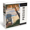 Lantern Press Longboat Key, Florida, Adirondack Chair on The Beach