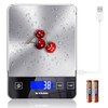 Digital Food Scale, Stainless Steel, LCD Display, for Cooking, Baking,