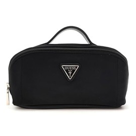 GUESS G Wave Large Cosmetic Travel Bag Black, black, Sporty
