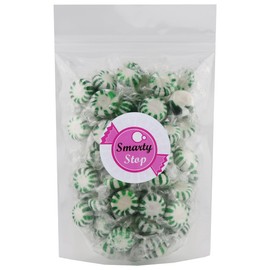 Smarty Stop Original Individually Wrapped Starlight Mint Hard Candy (1 Pound, Green Spearmint Starlights)