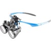 EUSTOMA Clip-on Magnifier Mini Binocular Magnifier Attaches to Glasses/Goggles, Lightweight,