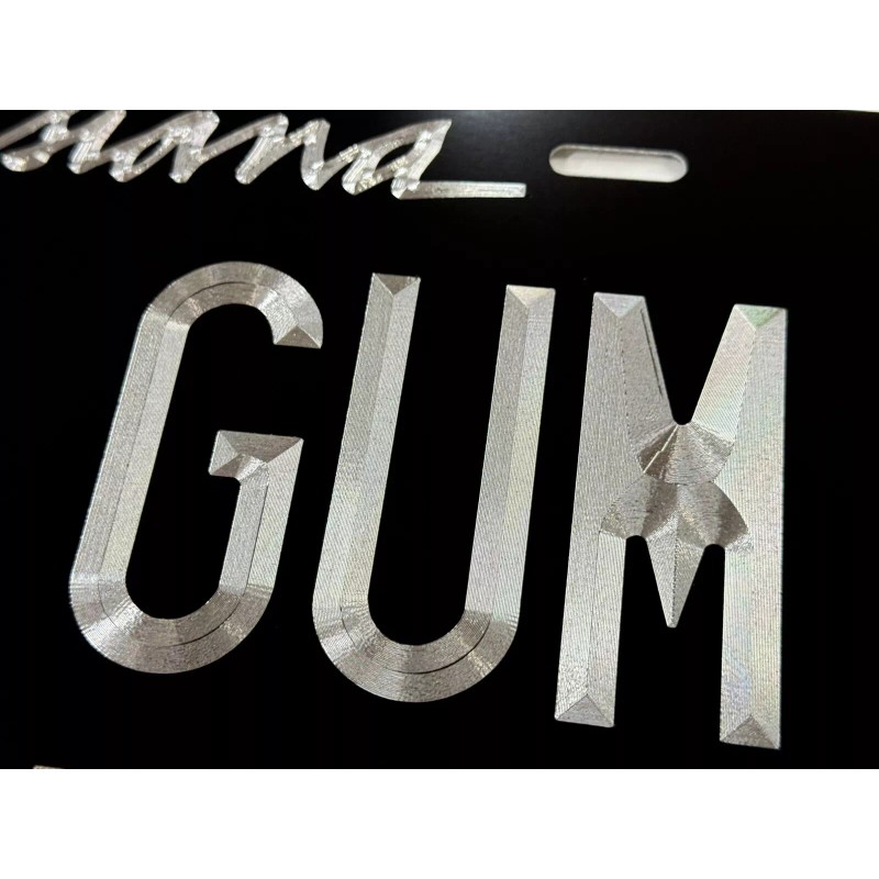 Diamond Etched Products Louisiana LA State Car Tag Your Text