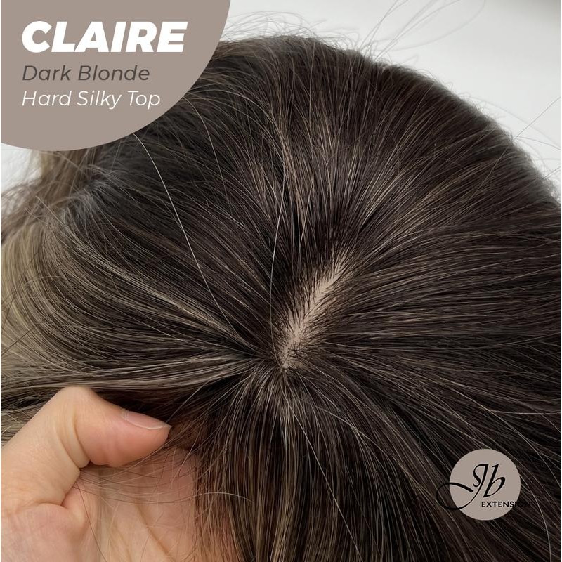 JBEXTENSION 22 Inches Scalpiana 3.5X4 Hard Silky Top Natural Scalp