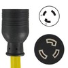 Conntek P515L530 1-Feet Generator Adapter 15-Amp U.S Plug to 30-Amp