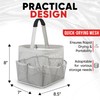 Masirs Mesh Shower Caddy - 9 Pocket Portable Bathroom Organizer