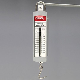 Carolina Pull-Spring Scales, 1,000 G x 10 G/10 N x 0.2 N, Silver, Analog, Digital, Metal, Educational