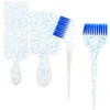 Baluue Hair Coloring Paddle Brush Comb Set Highlighting Kit Foil