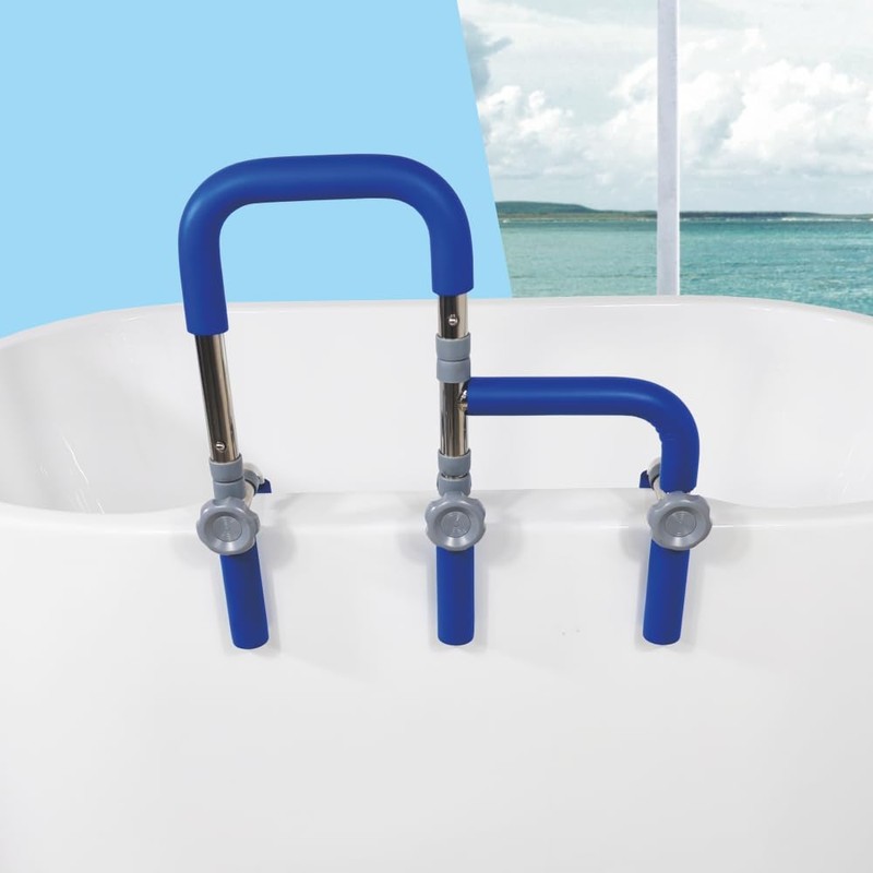 304 Stainless Steel Grab Bars for Bathtubs and Showers, Adjustable