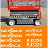 Aftermarket Skyjack SJ3226 Scissor Lift Replacement Decal Kit SJ1113226 SJ 3226